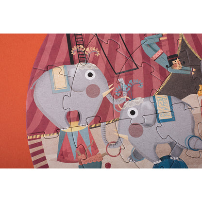 Londji Puzzle, Round, Circus Edition - 36 Pieces