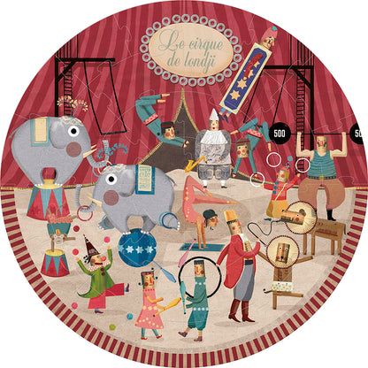 Londji Puzzle, Round, Circus Edition - 36 Pieces