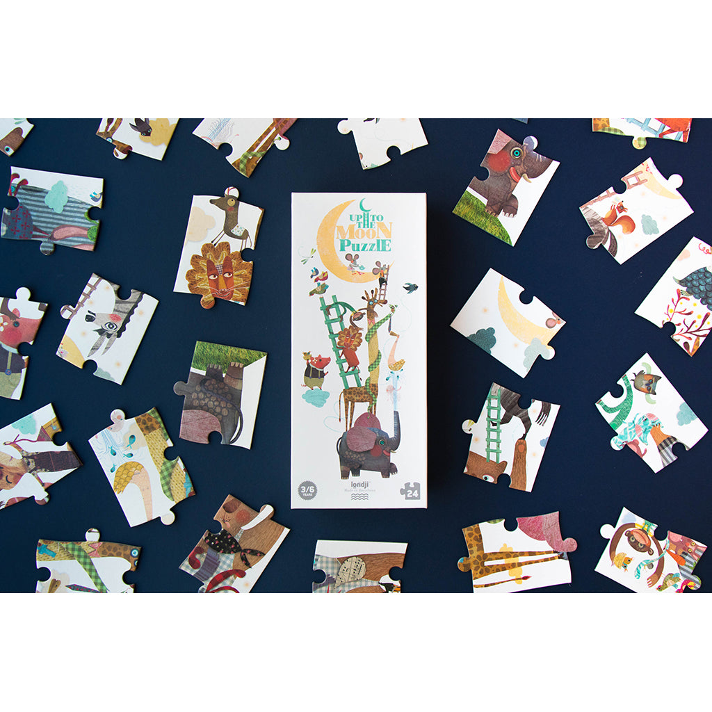 Londji Puzzle, Up to the Moon - 24 Pieces