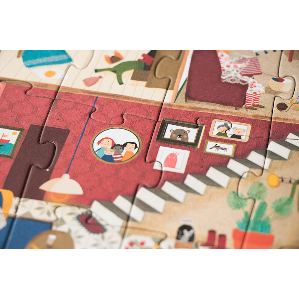 Londji Puzzle, Reversible, Welcome to My Home - 36 Pieces