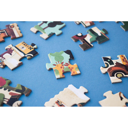 Londji Pocket Puzzle, Vroom Vroom - 50 Pieces