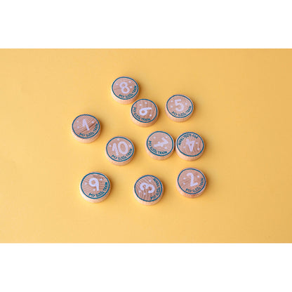 Londji Puzzle, My Little Train, Set of 10 Puzzles with 3 Pieces Each