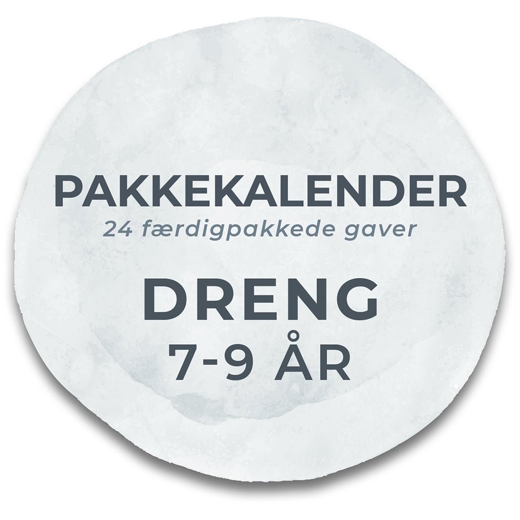 Færdig pakkekalender, Dreng 7-9 år