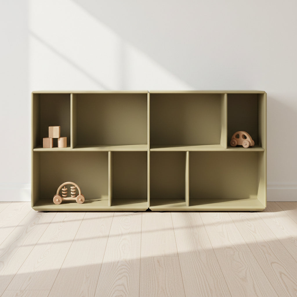 By Aulum Palm Springs Bookcase, 117x61 cm - Olive