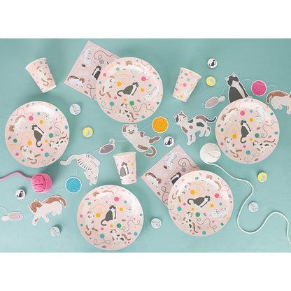 My Little Day Paper Cups, Set of 8 - Cat Theme