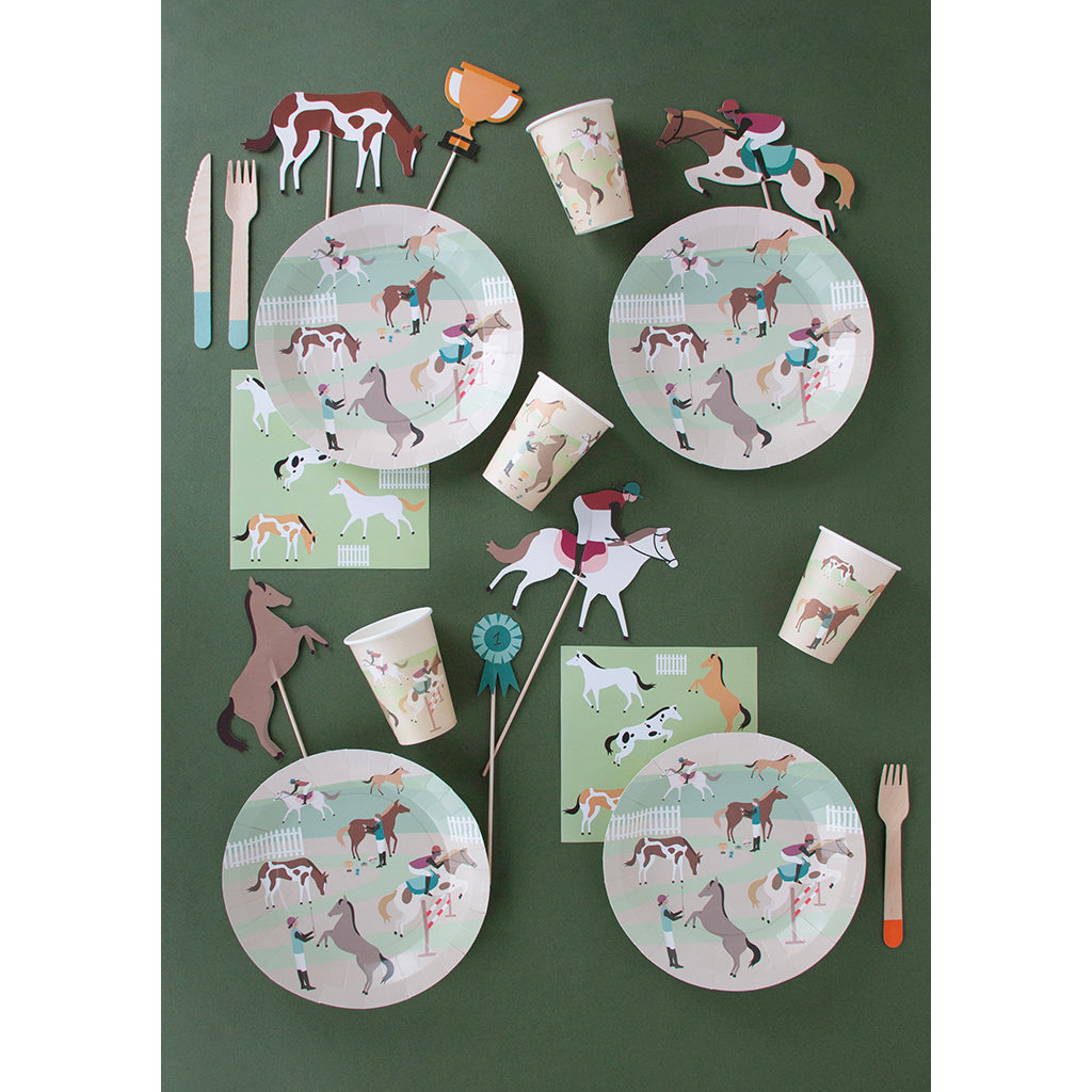 My Little Day Paper Plates, Horse