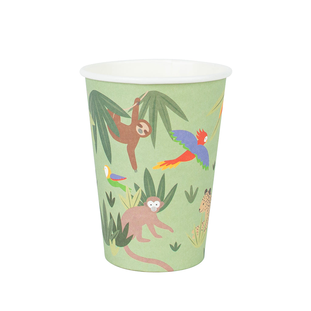 My Little Day Paper Cups, Set of 8 - Tropical