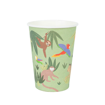 My Little Day Paper Cups, Set of 8 - Tropical