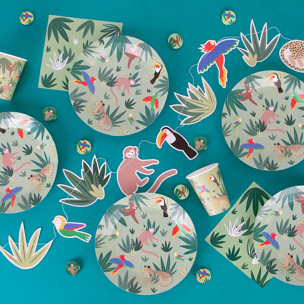 My Little Day Paper Cups, Set of 8 - Tropical