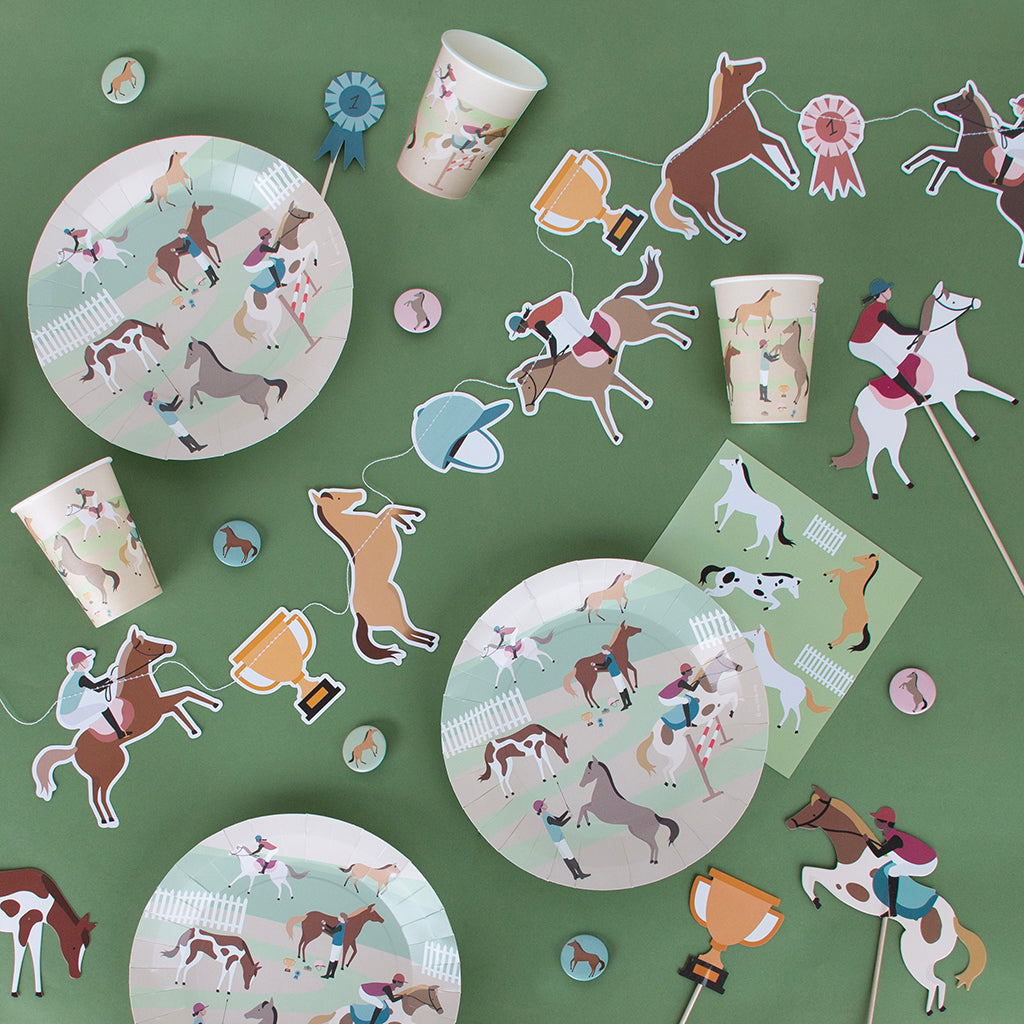 My Little Day Paper Plates, Horse