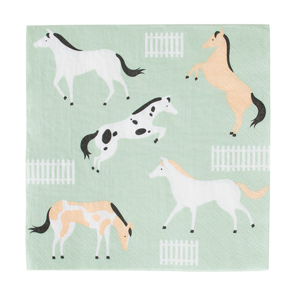 My Little Day Napkins, Set of 20 – Horse Design