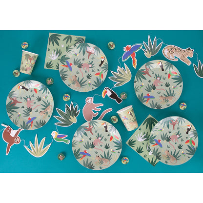 My Little Day Balloons, Printed Balloons, Pack of 5, Tropical