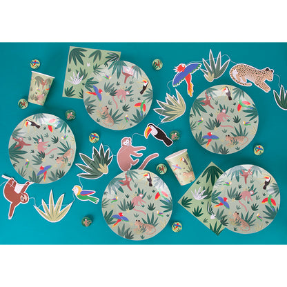Tropical Paper Plates by My Little Day