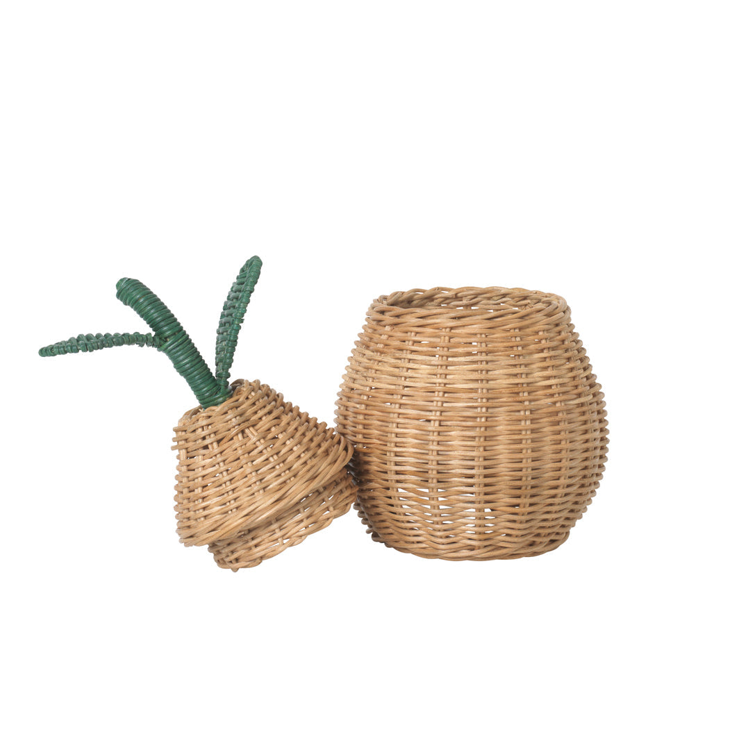 ferm Living Pear Storage, Woven Rattan Basket - Small