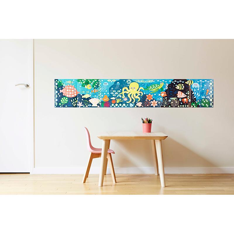Poppik Paper Sticker Mosaic Poster with 750 Stickers – Aquarium