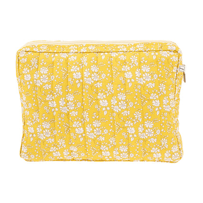 Bon Dep Pouch Large, Toiletry Bag with Liberty - Capel Yellow