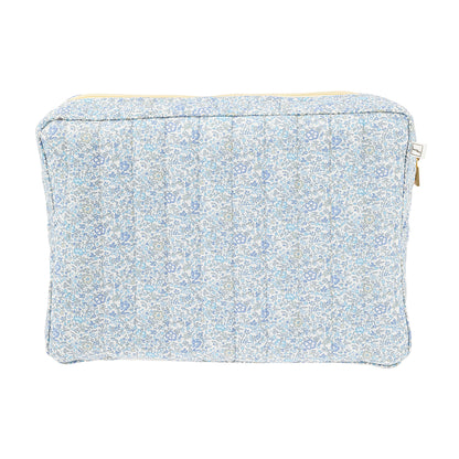 Bon Dep Large Pouch, Toiletry Bag with Liberty - Katie and Millie Light Blue
