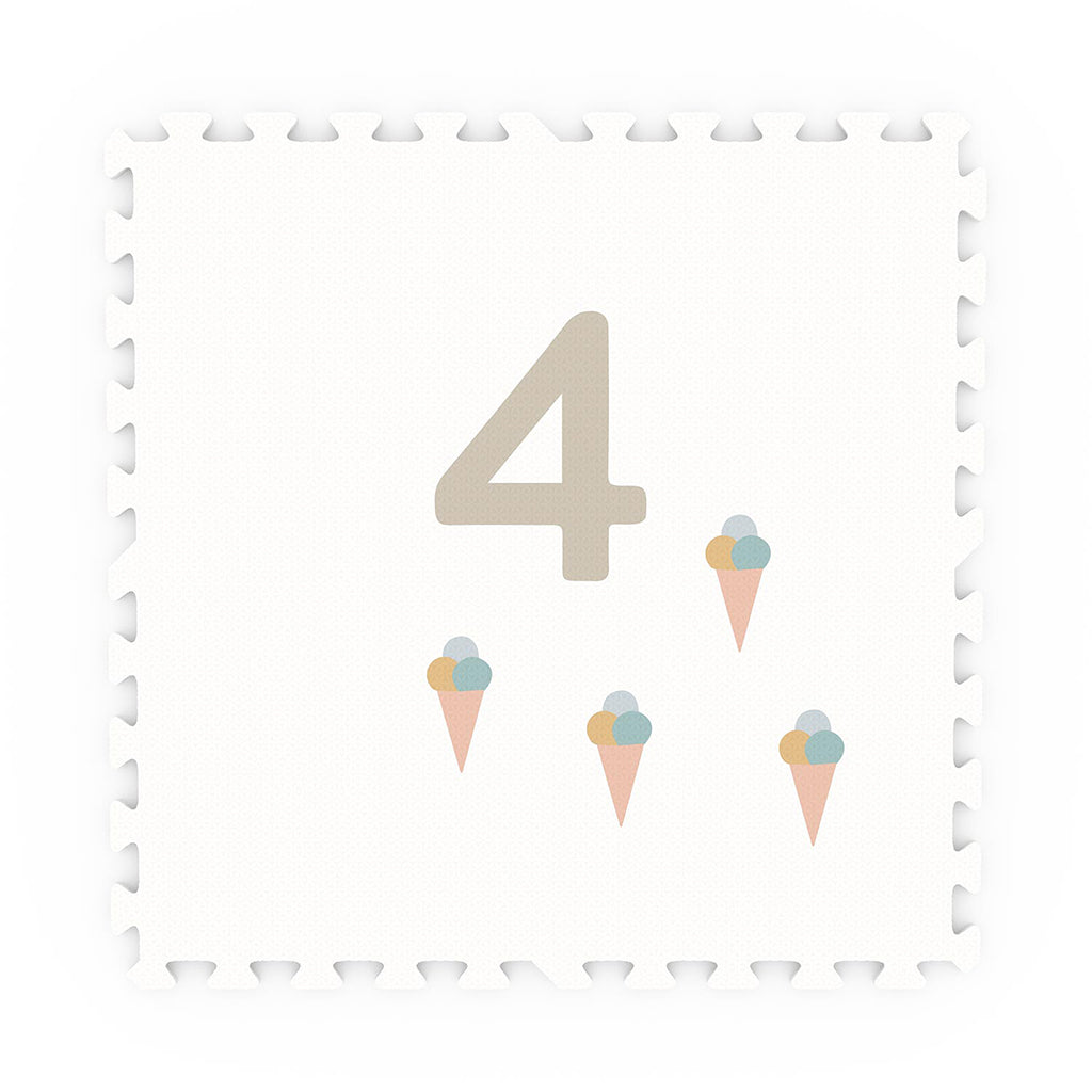 Play&amp;Go Puzzle Mat Eevaa, Reversible Floor Puzzle Mat and Storage in One - Numbers