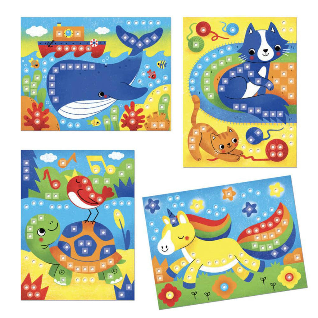 Quercetti Peg Board, Fantacolor Animals