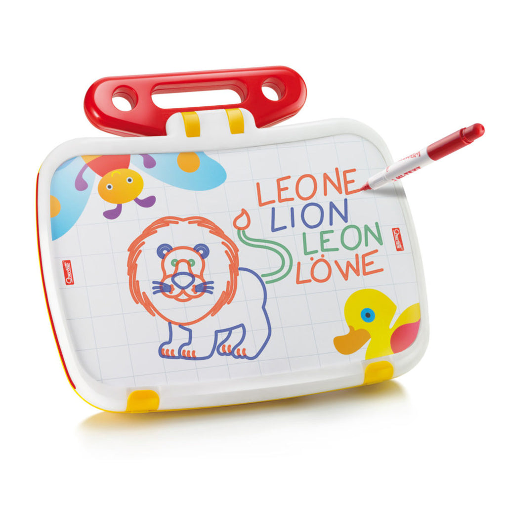 Quercetti Magnetic Board, Set with Letters and Numbers