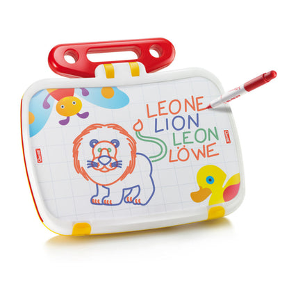 Quercetti Magnetic Board, Set with Letters and Numbers