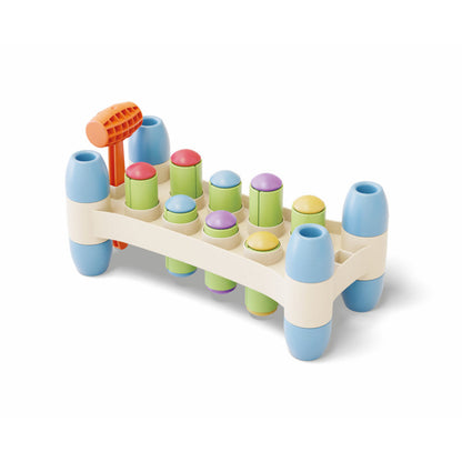 Quercetti PlayEco+ Hammer Game, Hammer Peggy - From 18 Months