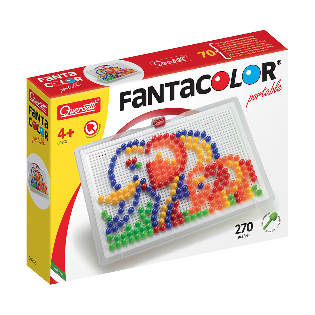 Quercetti Fanta Color Pegboard with 270 Pegs