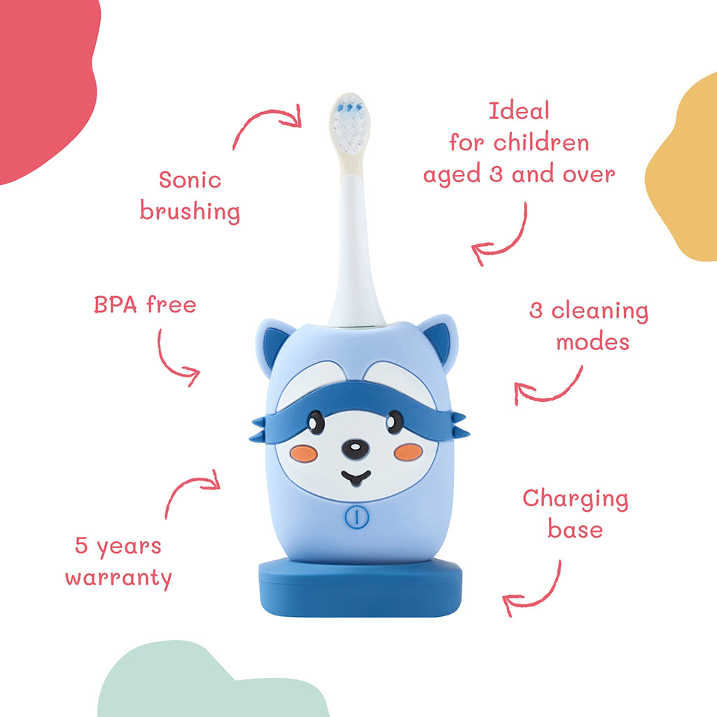 The ZooFamily toothbrush, Raccoon
