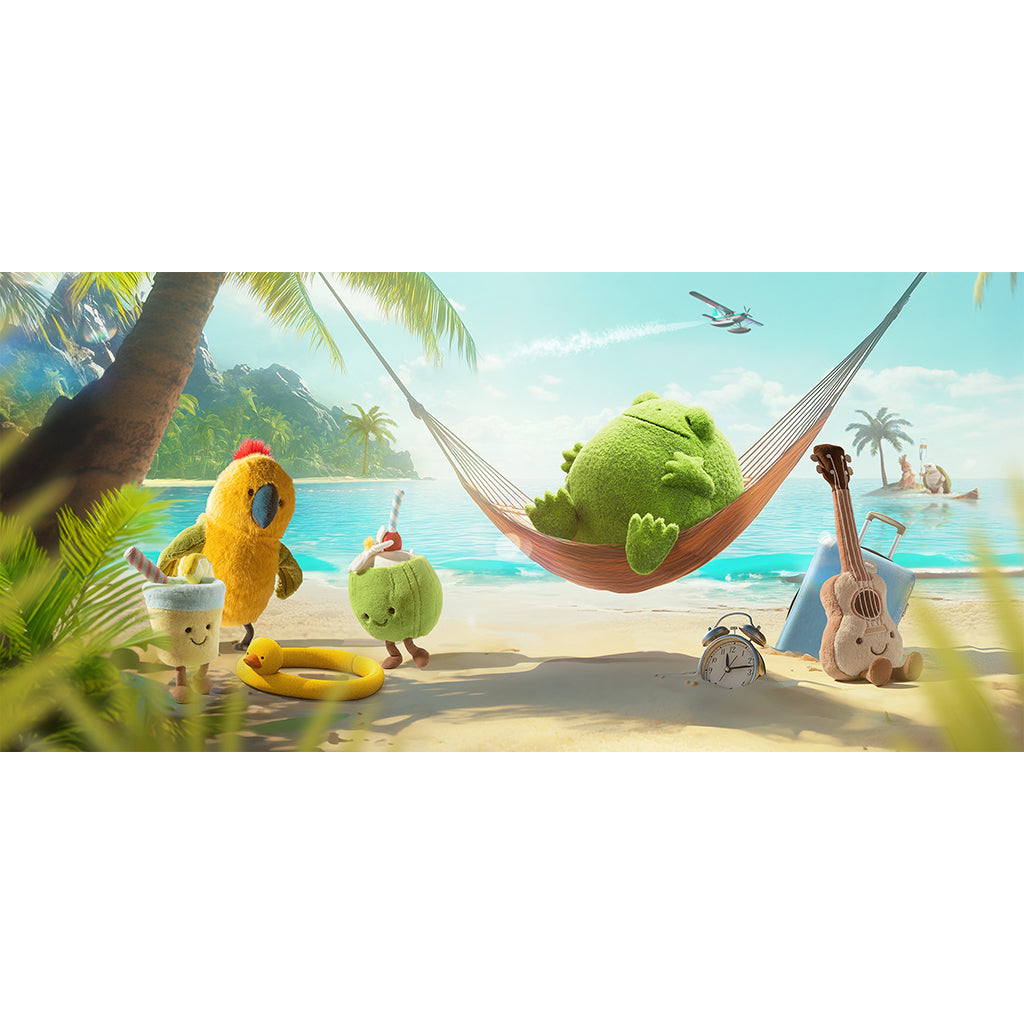 Jellycat Plush Toy, Budgeby Parrot - 26 cm