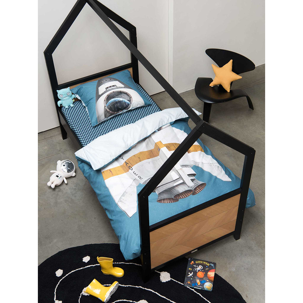 Snurk Adult Bedding, Organic - Rocket Smokey Blue