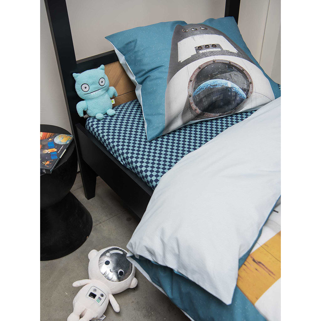 Snurk Adult Bedding, Organic - Rocket Smokey Blue