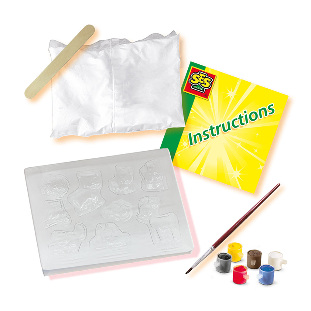 SES Creative Creative Box, Cast and Paint - Forest Animals