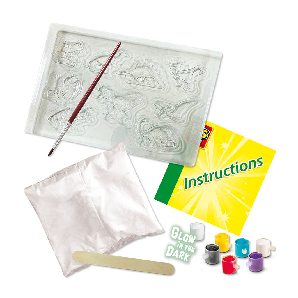 SES Creative Creative Kit, Mold and Paint - Dinosaurs