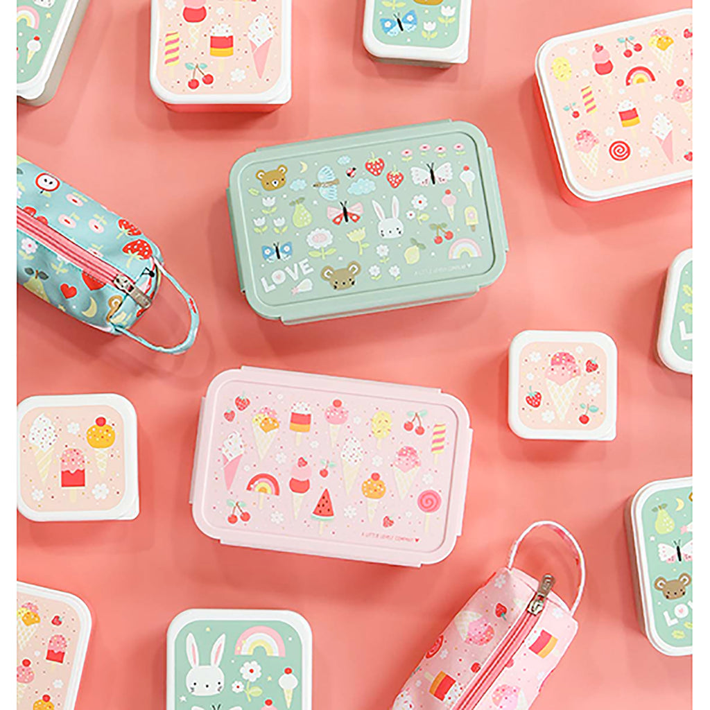 A Little Lovely Company Bento Lunchbox – Ice Cream Cones