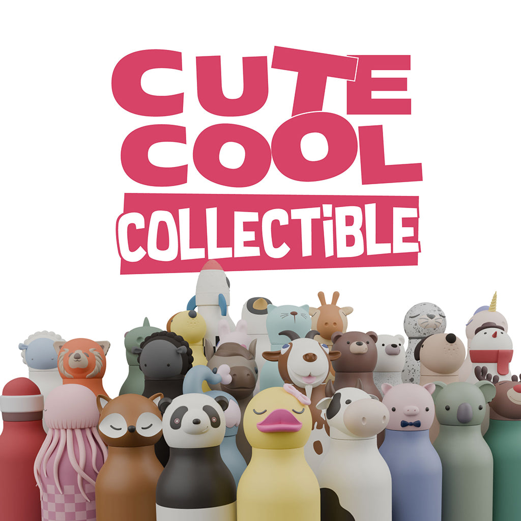 Asobu Bestie Animal Thermo Water Bottle, 460 ml - Bunny