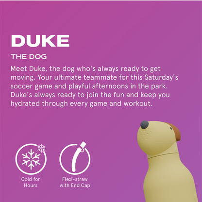 Asobu Bestie Animal Thermal Drinking Bottle, 460 ml - Dog