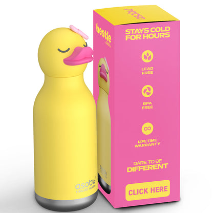 Asobu Bestie Animal Thermo Drink Bottle, 460 ml - Duck