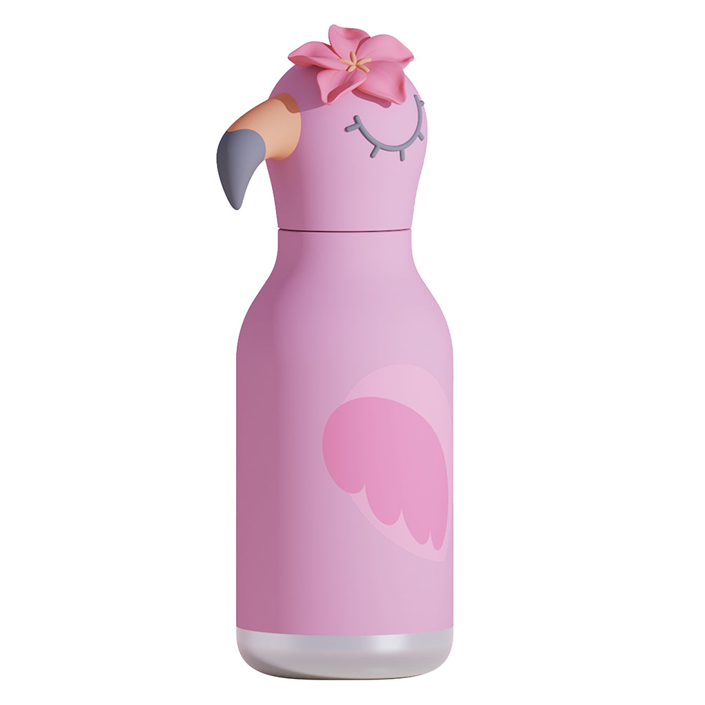 Asobu Bestie Animal Thermo Drink Bottle, 460 ml – Flamingo