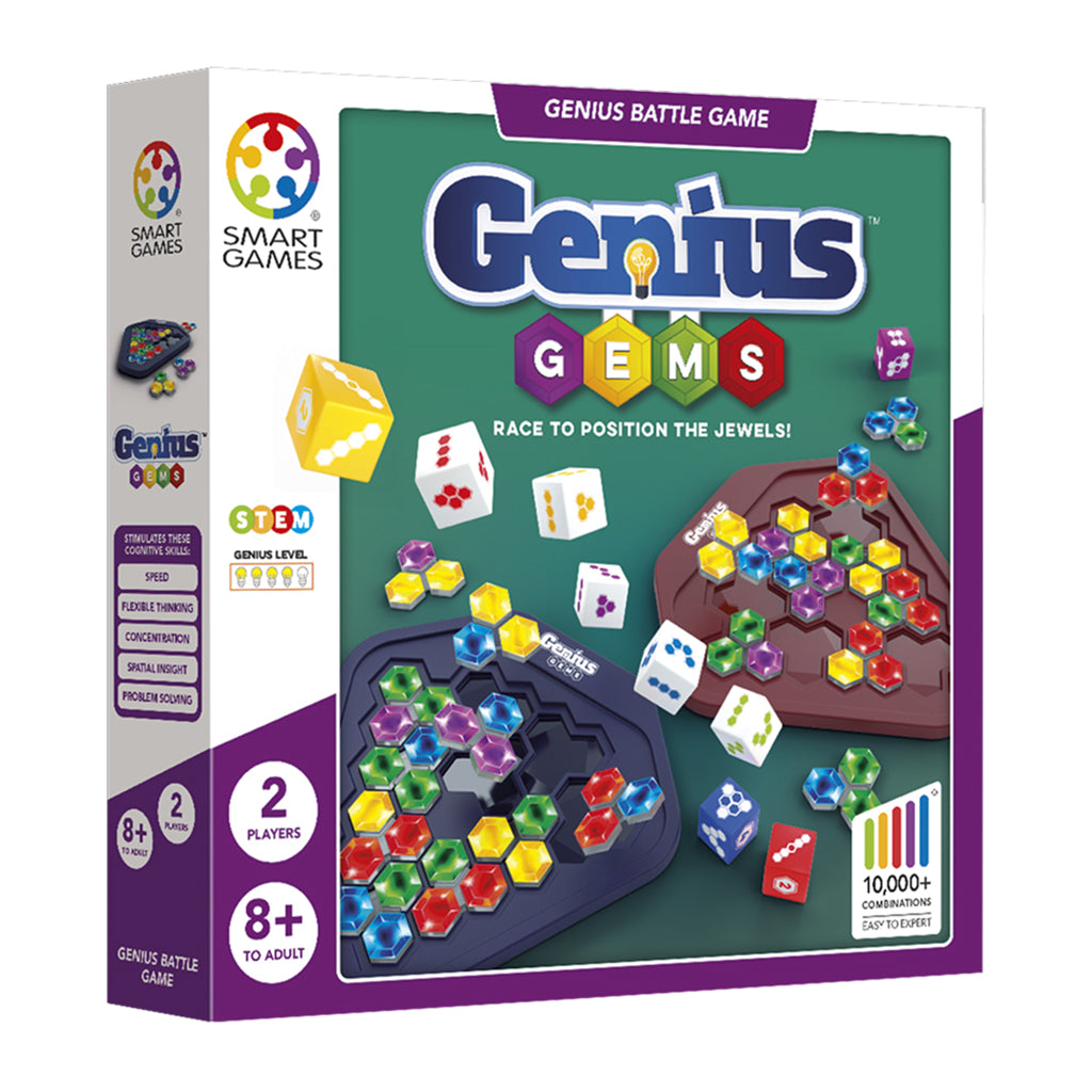 SmartGames Geniur Gems, Logic Puzzle Game