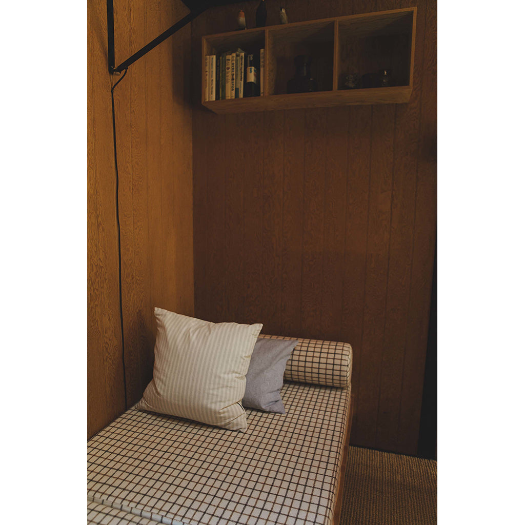 Studio Feder Sienna Pillow, 50 x 50 cm - Soft Mint Stripe