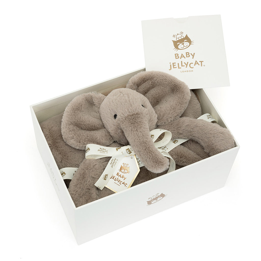 Baby Jellycat Blanket in Gift Box, Smudge Elephant - 56 x 70 cm
