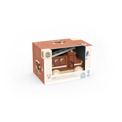 Speedy Monkey Wooden Fire Engine