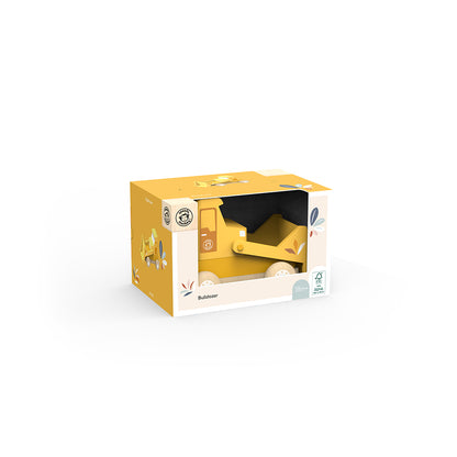 Speedy Monkey Wooden Bulldozer