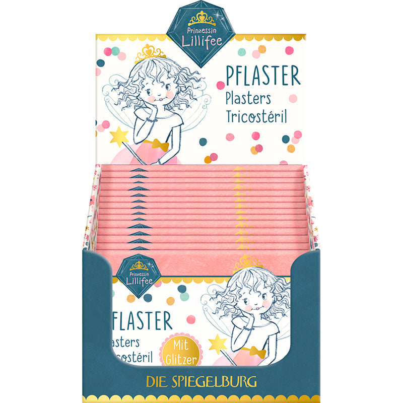Prinsesse Lillefe plaster with glitter