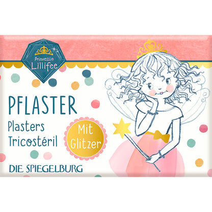 Prinsesse Lillefe plaster with glitter