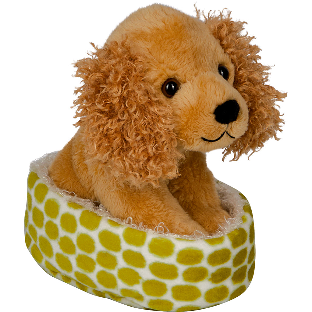 Spiegelburg Plush Toy, Puppy - Cocker Spaniel Chip in Basket