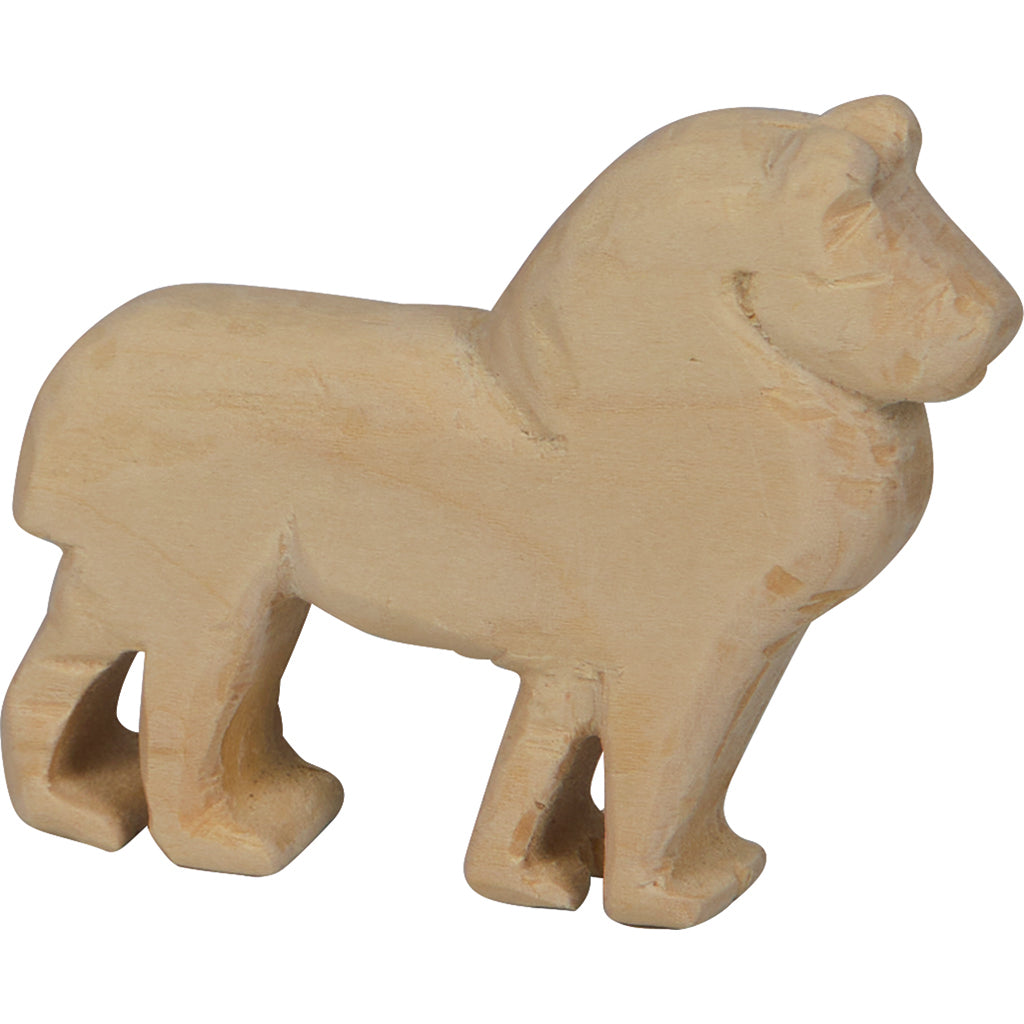Nature Zoom, Carving Set for Kids with 2 Wooden Figures