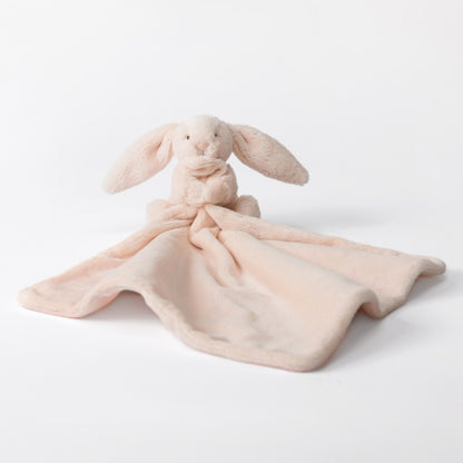 Baby Jellycat Plush Toy, Bashful Snuggler - Blush Bunny