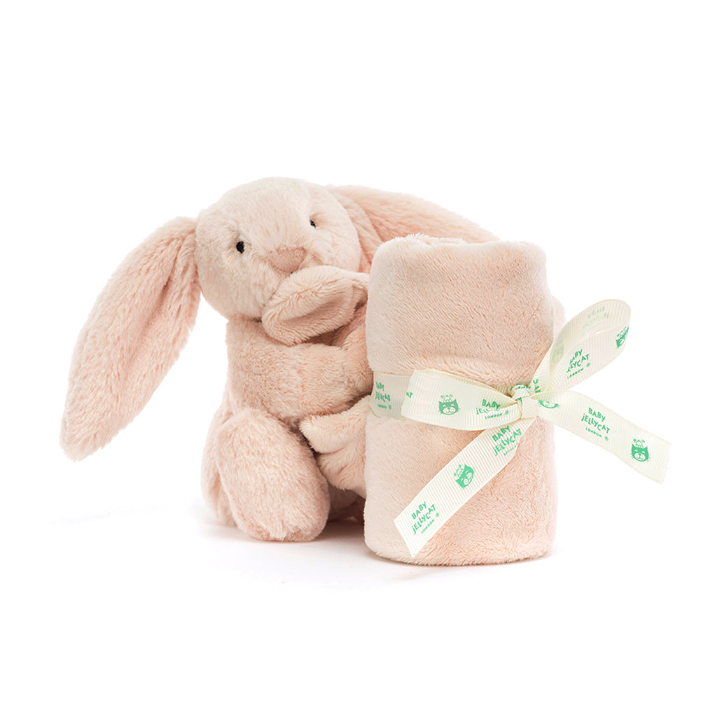 Baby Jellycat Plush Toy, Bashful Snuggler - Blush Bunny