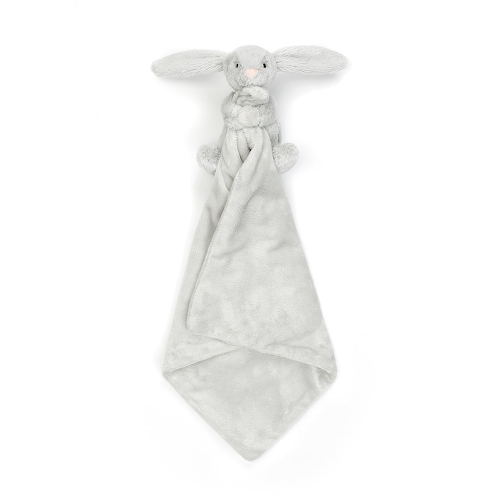 Baby Jellycat Plush, Bashful Comfort Blanket - Silver Bunny